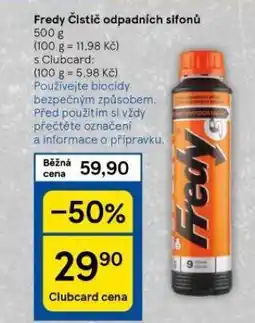 Tesco Fredy čistič odpadních sifonů nabídka