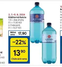 Tesco Kláštorná kalcia nabídka