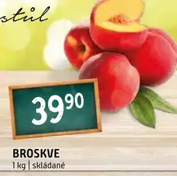 Terno BROSKVE nabídka