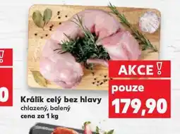 Kaufland Králík celý bez hlavy nabídka