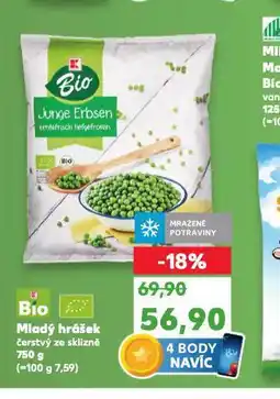 Kaufland Mladý hrášek nabídka