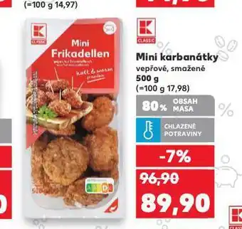 Kaufland Mini karbanátky nabídka