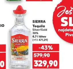 Kaufland Sierra tequila nabídka