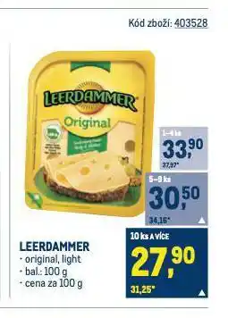Makro Leerdammer sýr nabídka