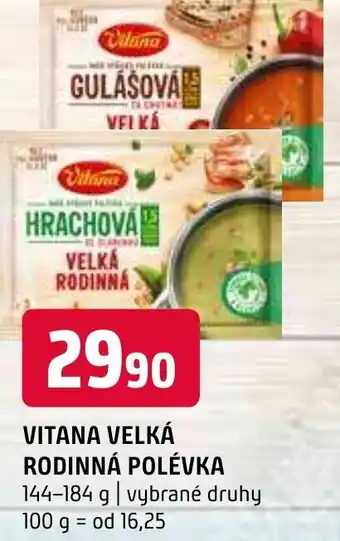 Terno VITANA VELKÁ RODINNÁ POLÉVKA nabídka