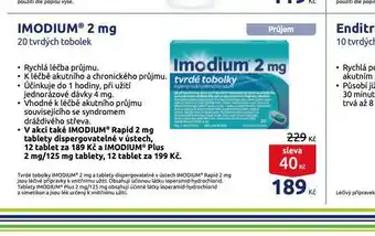 Benu Imodium nabídka