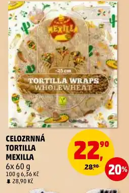 Penny Market CELOZRNNÁ TORTILLA MEXILLA nabídka