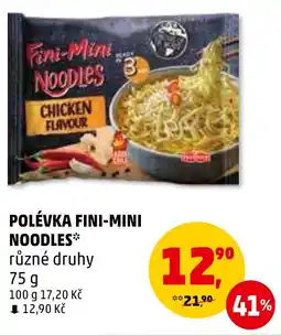 Penny Market POLÉVKA FINI-MINI NOODLES nabídka