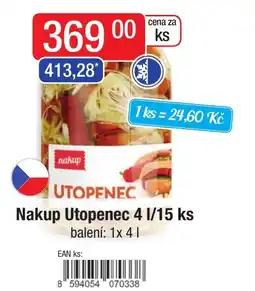 Qanto Nakup Utopenec 4 l/15 ks nabídka