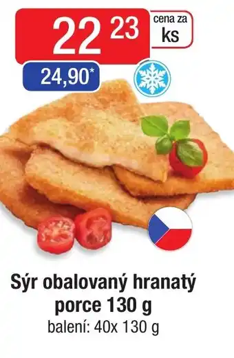 Qanto Sýr obalovaný hranatý porce 130 g nabídka