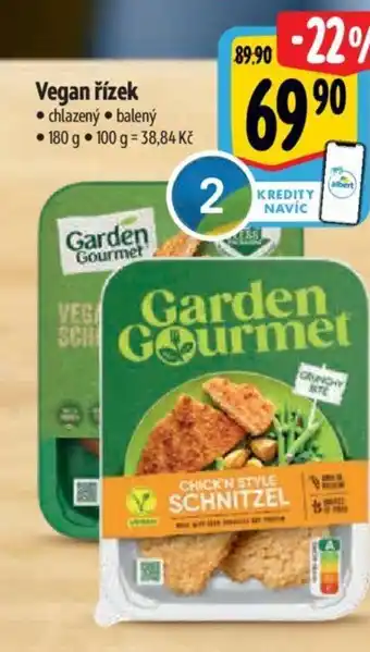 Albert Vegan řízek nabídka