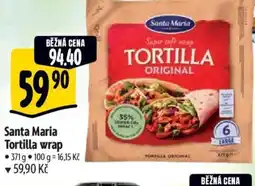 Albert Santa Maria Tortilla wrap nabídka
