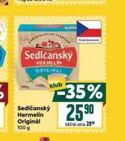 Billa Sedlčanský hermelín originál nabídka