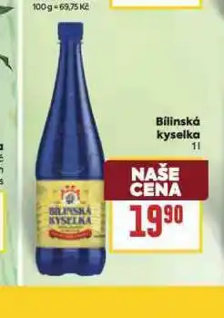 Billa Bílinská kyselka nabídka