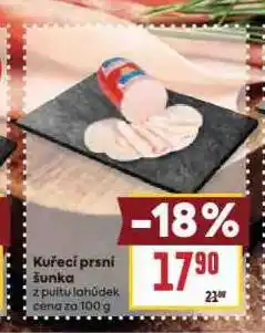 Billa Kuřecí prsní šunka nabídka