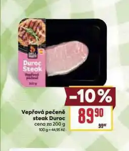 Billa Vepřová pečeně steak duroc nabídka