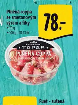 Albert Plněná coppa se smetanovým sýrem a fíky nabídka