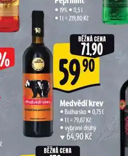 Albert Medvědí krev nabídka