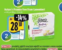 Albert Free from camembert nabídka