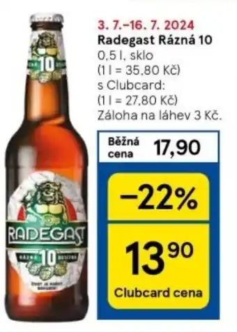 Tesco Radegast Rázná 10 nabídka