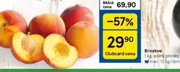 Tesco Broskve nabídka