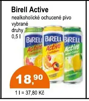 COOP DISKONT Birell Active nabídka