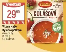 Globus Vitana Naše Byšická polévka nabídka