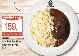 Globus Hovězí španělský ptáček s dušenou rýží nabídka