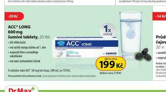 Dr. Max Acc long šumivé tablety nabídka