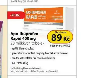 Apo-ibuprofen rapid