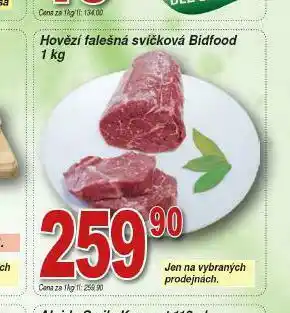 Lidl Hovězí falešná svíčková nabídka