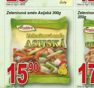 Lidl Zeleninová směs asijská nabídka
