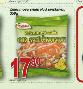 Lidl Zeleninová směs pod svíčkovou nabídka