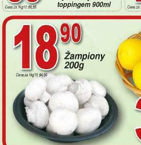 Lidl Žampiony nabídka