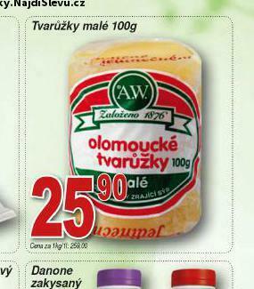 Lidl Tvarůžky malé nabídka