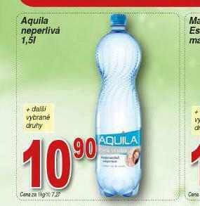 Lidl Aquila neperlivá nabídka
