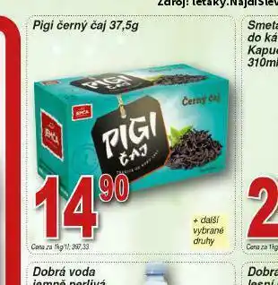 Lidl Pigi čaj černý nabídka