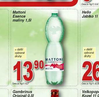 Lidl Mattoni esence maliny nabídka