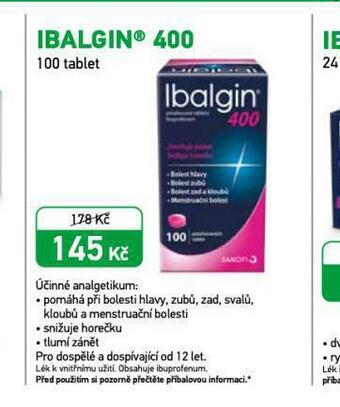 Alphega Lékárna Ibalgin 400 nabídka