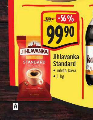 Jip Jihlavanka standard mletá káva nabídka