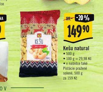 Kešu natural