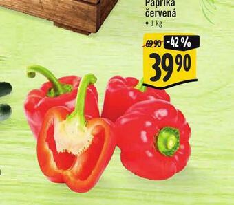 Jip Paprika červená nabídka