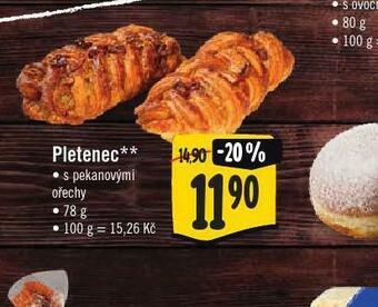 Jip Pletenec s pekanovými ořechy nabídka