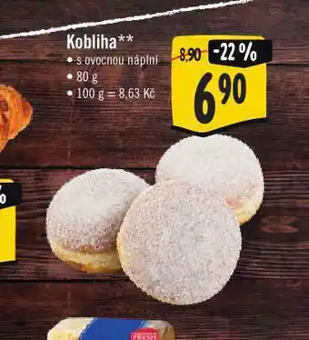 Jip Kobliha s ovocnou náplní nabídka