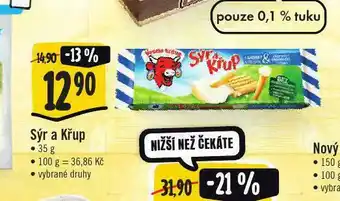 Jip Sýr akřup nabídka
