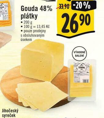 Jip Gouda 48% plátky nabídka