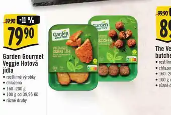 Jip Garden gourmet veggie hotová jídla nabídka