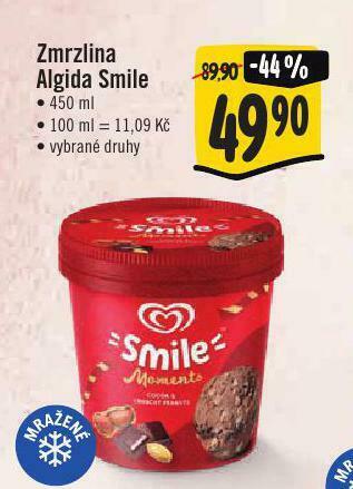 Jip Zmrzlina algida smile nabídka