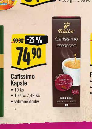 Jip Cafissimo kapsle nabídka