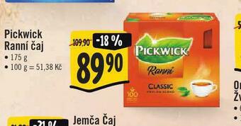 Jip Pickwick ranní čaj nabídka